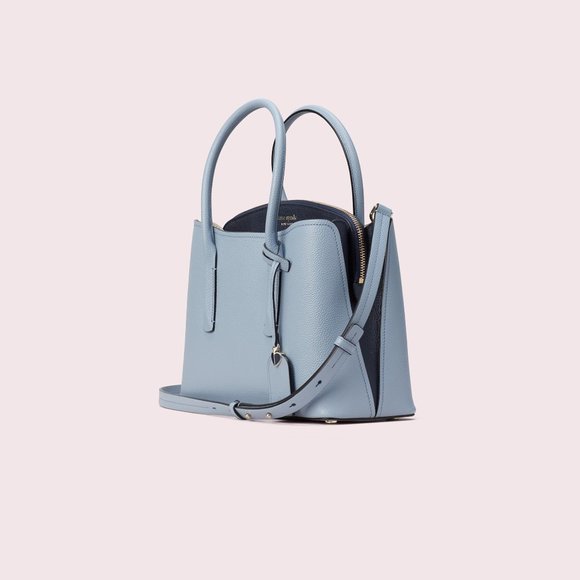 NWT Kate Spade Medium Margaux Blue Satchel - Picture 2 of 9